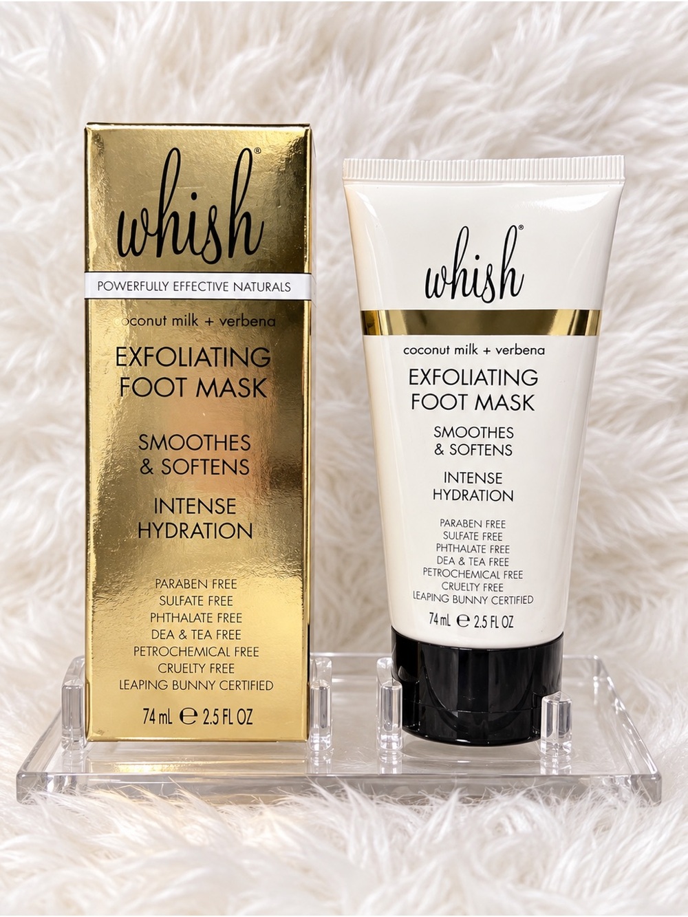 WHISH Coconut Milk + Verbena Exfoliating Foot Mask